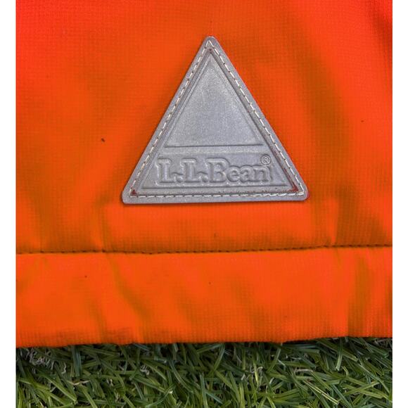 L.L.Bean Kids Thinsulate Winter Jacket M 10-12 – Orange/Teal Colorblock - Picture 4 of 7